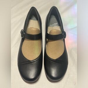 Dansko- Fawna WIDE Milled Nappa Black